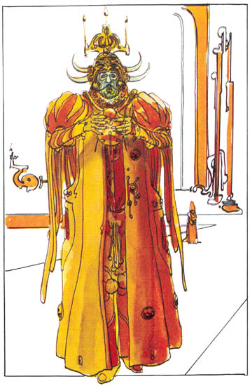Illustration for article titled Costume Designs and Storyboards from the Dune That Never Was